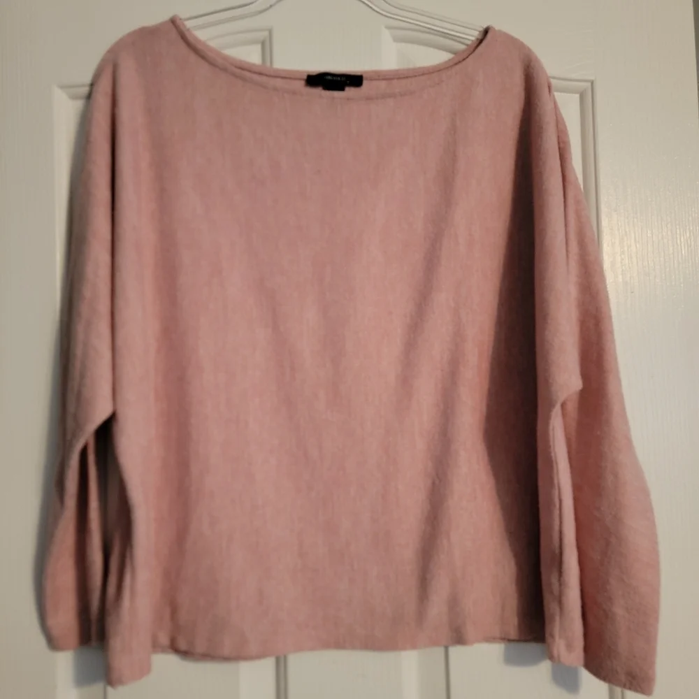Forever 21 Dusty Rose Boatneck Sweater